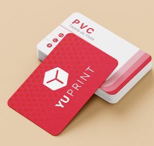 Tarjetas PVC duraderas y elegantes de Yuprint, ideales para destacar tu marca con un acabado premium.