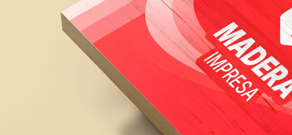 Madera impresa personalizada en alta calidad para decoración y publicidad