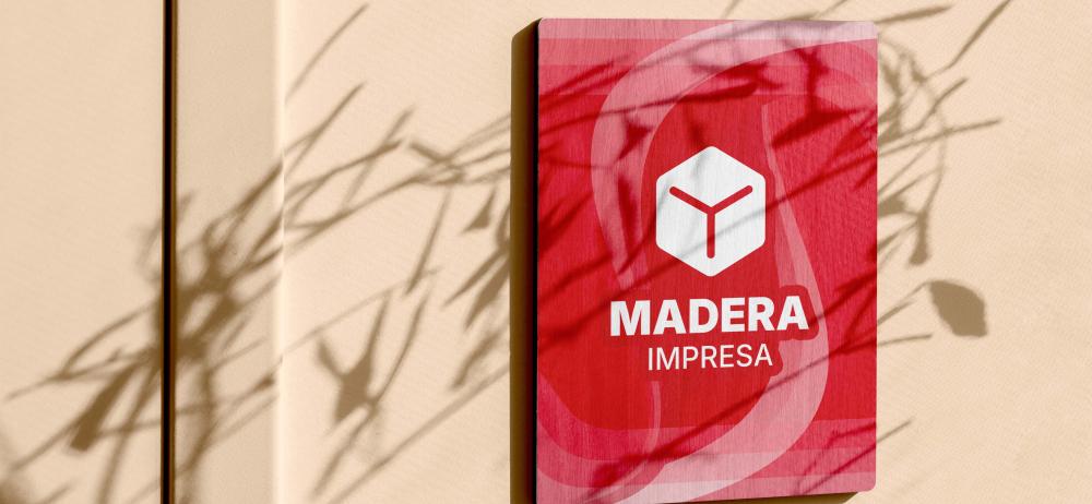 Cuadro de madera impresa ideal para decoración moderna y cartelería