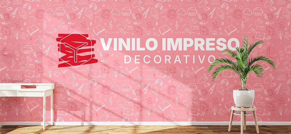 Vinilo impreso decorativo para paredes, ideal para renovar espacios interiores con diseño personalizado.