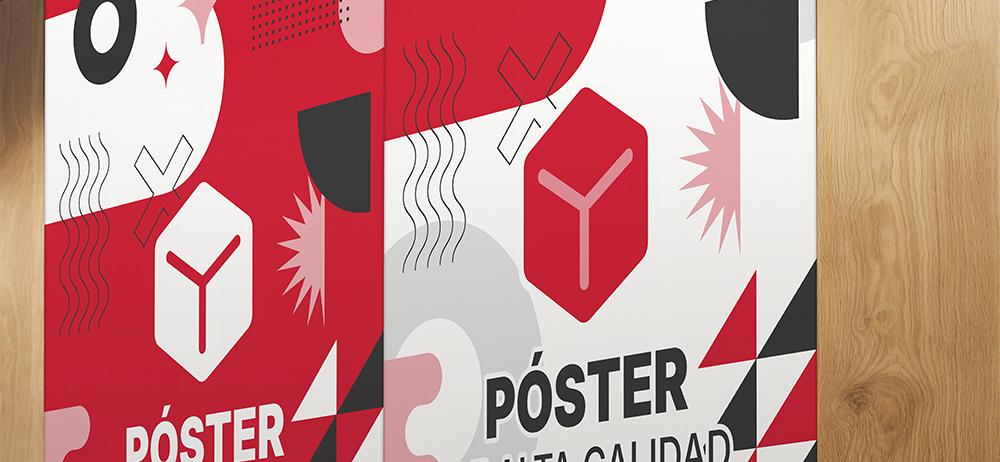 Póster de alta calidad impreso a todo color para decoración comercial y corporativa