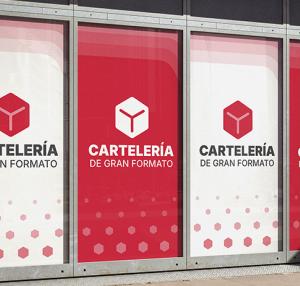 Cartelería de gran formato para escaparates – impresión profesional